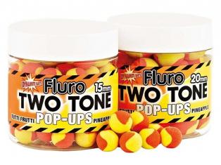 DYNAMITE BAITS FLUORO TWO TONE POP-UPS  TUTTI FRUTTI-PINEAPPLE