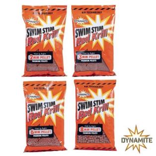 DYNAMITE SWIM STIM CARP PELLET RED KRILL 900GR 
