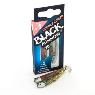  Fiiish Black Minnow N1 70 Combo OFF-Shore 6g Col.BLANCC + BLANC BODY-RED JIG HEAD