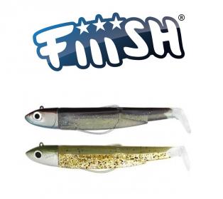  Fiiish Black Minnow N2 90 DOUBLE Combo OFF Shore 10g Col. KAKI PAILLETT - SEXY BROWN