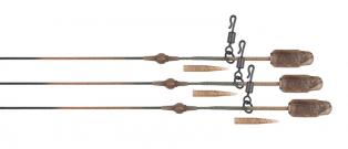Fox Edges Camo Heli-Clip Rigs 50lb Leadcore 3pcs