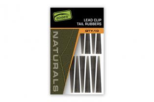 Fox Edges Naturals Lead Clip Tail Rubbers 10pcs