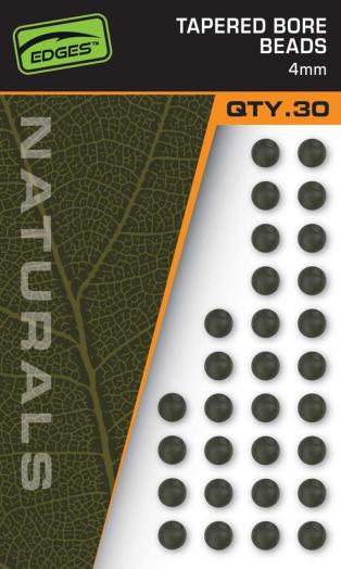 Fox Naturals 4mm Tapered Bore Beads x 30