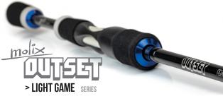  Molix Outset Light Game MOR-LG-732S    Fishing & Biodiversity Custom Rod 7'3' (220 cm) Lure: 0,5-7