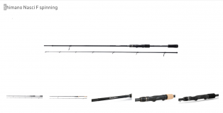 SHIMANO NASCI SPINNING FAST EVA 6'10''(1.85MT) 1-7GR  NAS61ULFE