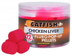 CATFISH CHICKEN LIVER FLURO POP-UPS PELLET 22mm