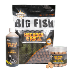 DYNAMITE BAITS HOT CRAB & KRILL 15MM 1KG ADY041640