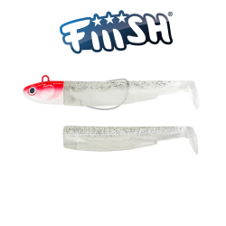  Fiiish Black Minnow N2 90 Combo EXTRA DEEP 20g Col.BLANC PAILLETT + BLANC P. BODY