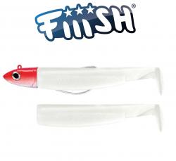  Fiiish Black Minnow N2 90 Combo OFF Shore 10g Col.BLANC + BLANC BODY-RED JIG HEAD