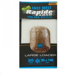 Fox EDGES Rapide Load PVA Bag Fast Melt Refills 85mm x 140mm Bags-Too - 25 Bags