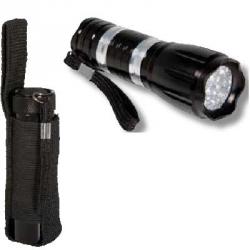 LINEAEFFE - Lampada a torcia UV in alluminio 12 led 