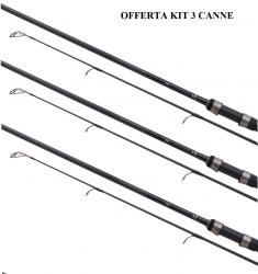 SHIMANO Carp Tribal TX-1A 12' 300lbs Starter Guide 50mm  KIT 3 CANNE TX1A12300KIT3