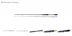  SHIMANO NASCI SPINNING FAST EVA 6'8'' (2.04 m) 7 - 21 gr NAS68MLFE