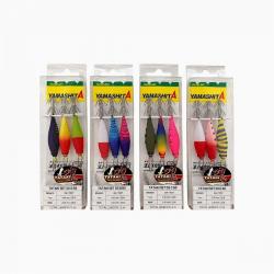 YAMASHITA Squid Fishing Pre-Tied Squish Lures Rig TATAKI Set 