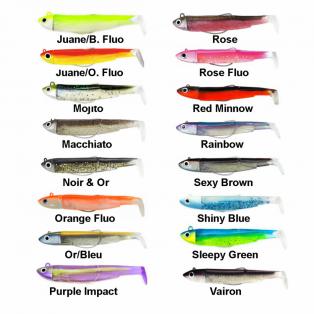  Fiiish Black Minnow N1 70 Combo OFF-Shore 6g Col.BLANCC + BLANC BODY-RED JIG HEAD - gallery 2