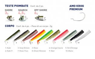  Fiiish Black Minnow N1 70 Combo OFF-Shore 6g Col.BLANCC + BLANC BODY-RED JIG HEAD - gallery 3